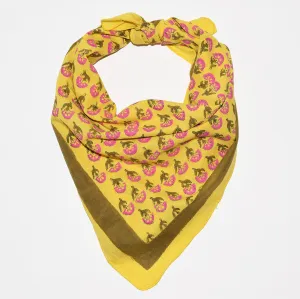 Cotton Bandana | Palace Floral Yellow