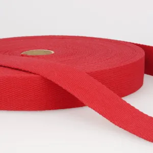 Cotton Webbing | Red