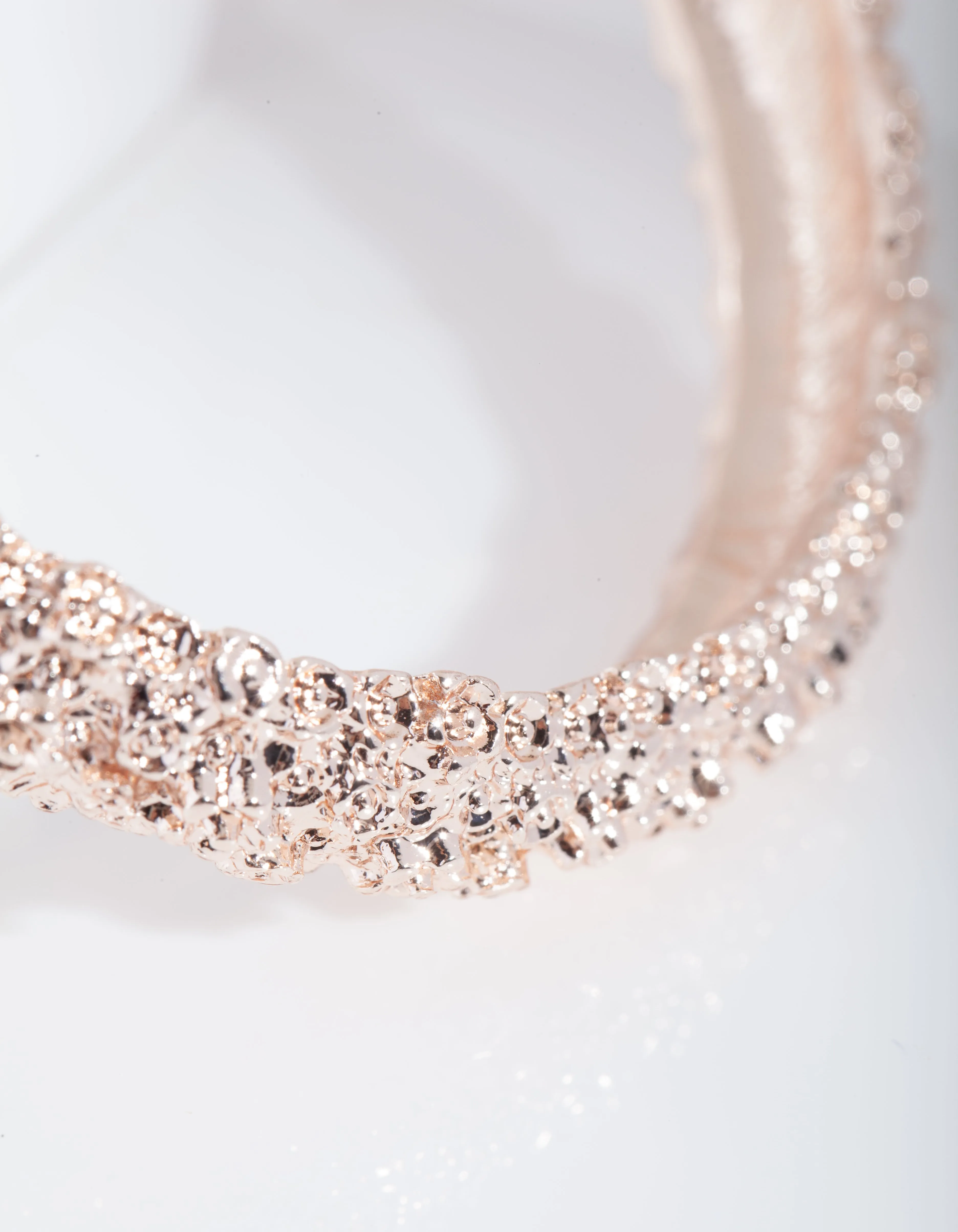 Crater Rose Gold Bracelet
