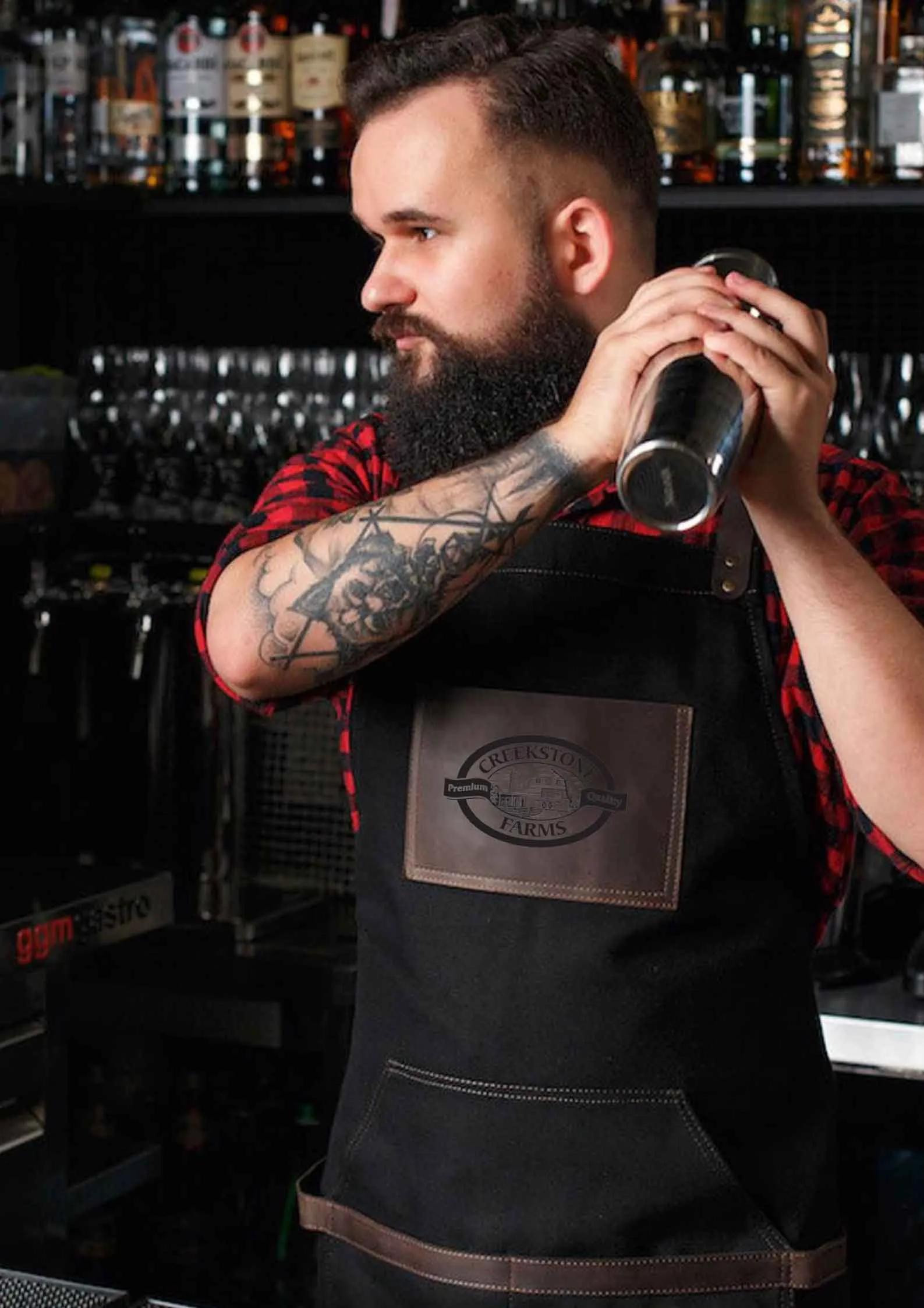 Creekstone Farms Leather Patch Apron