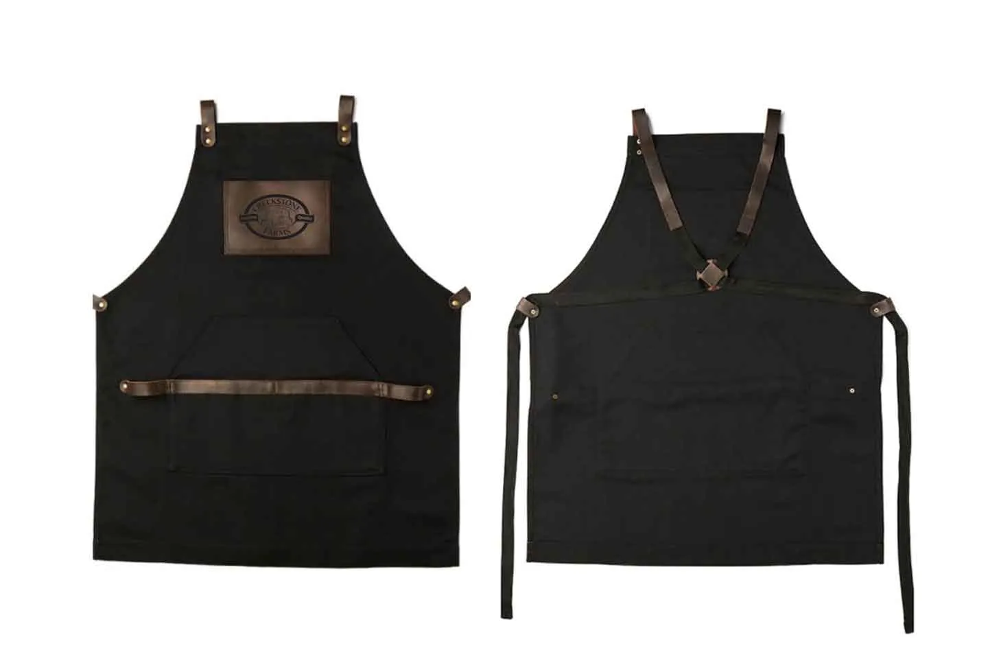 Creekstone Farms Leather Patch Apron