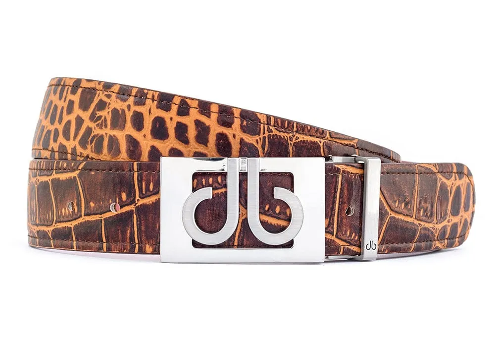 Crocodile Brown Belts