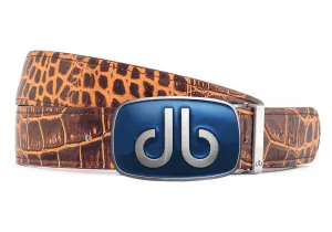 Crocodile Brown Belts