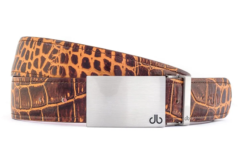 Crocodile Brown Belts
