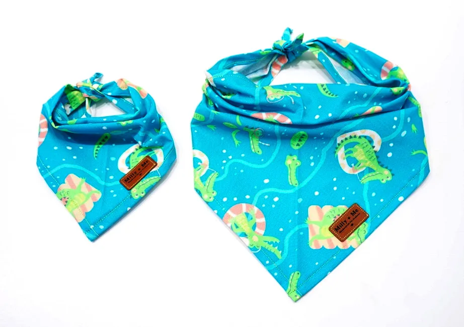 Crocodile Pool Party - Pet Bandana