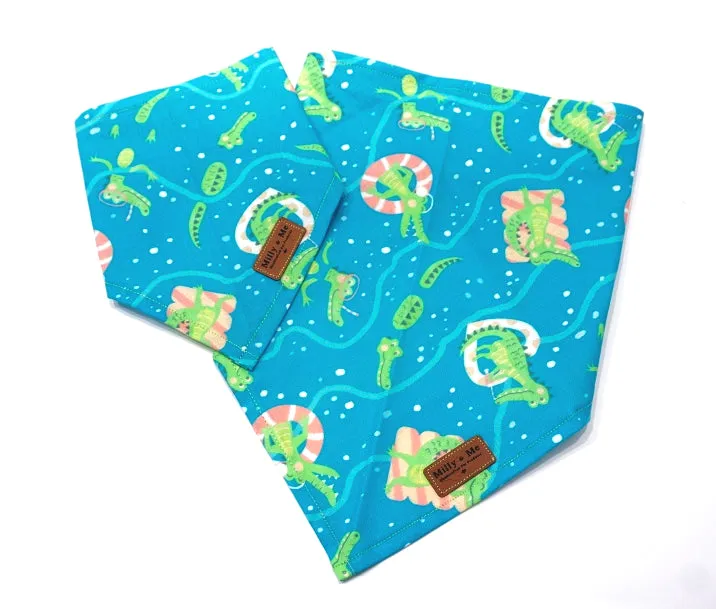Crocodile Pool Party - Pet Bandana