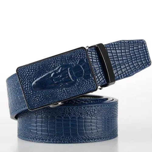 Crocodile Style Leather Belt!