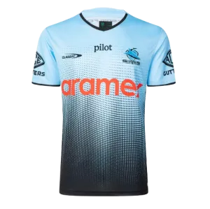 Cronulla Sharks Mens 2025 Pro Training Tee