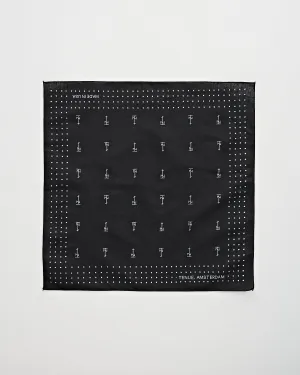 Cross Bandana Black
