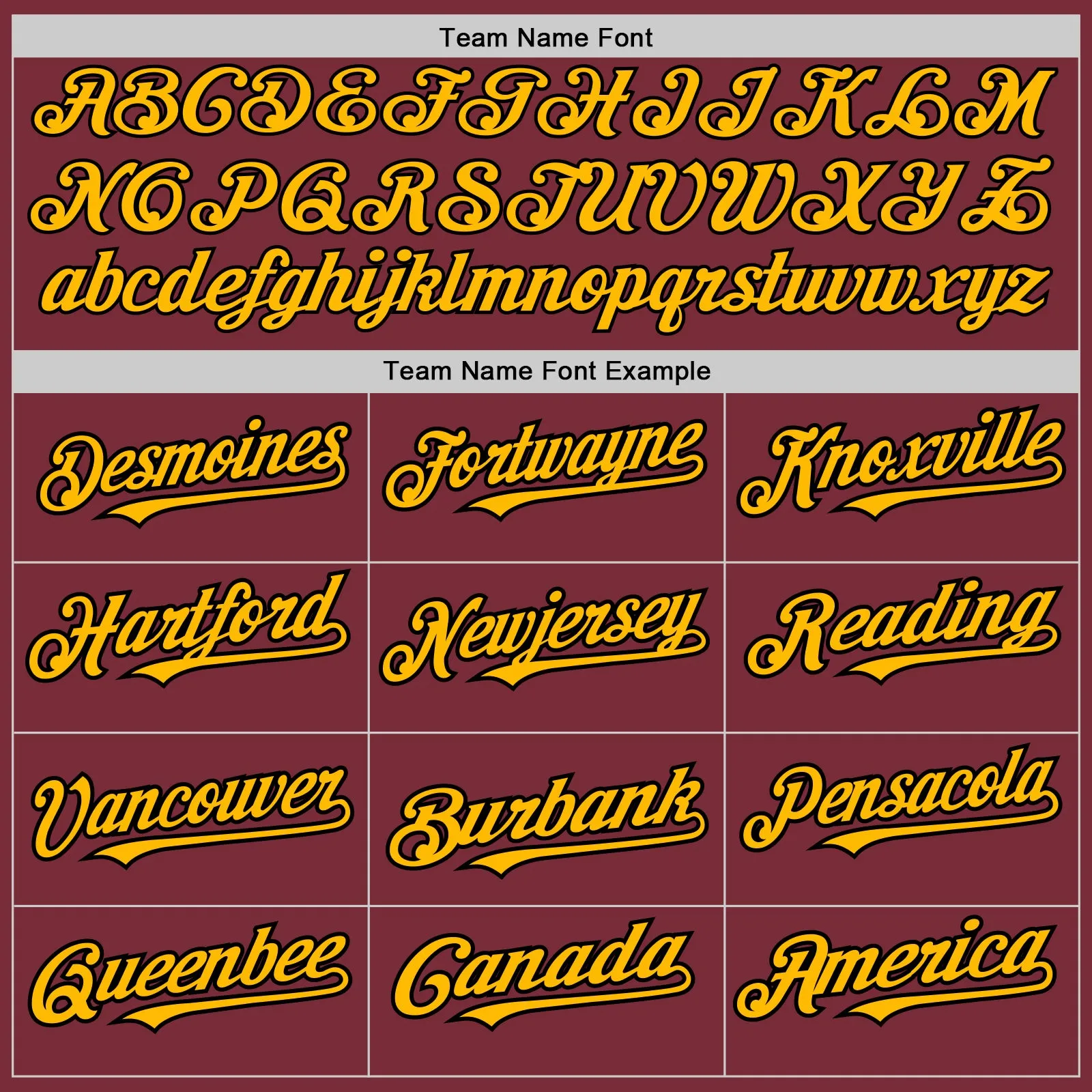 Custom Burgundy Gold-Black 3 Colors Arm Shapes Authentic Baseball Jersey