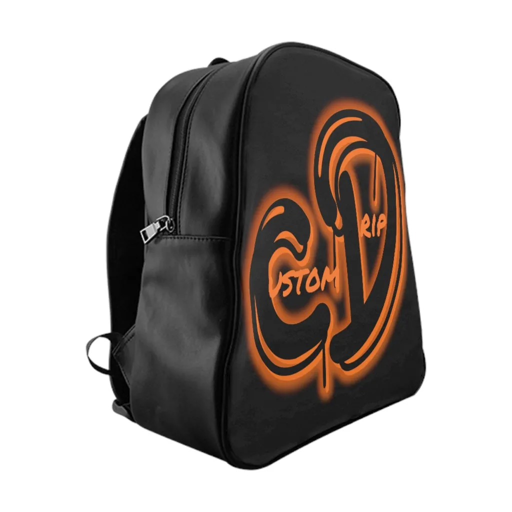 Custom Drip logo School Backpack