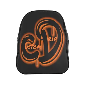 Custom Drip logo School Backpack