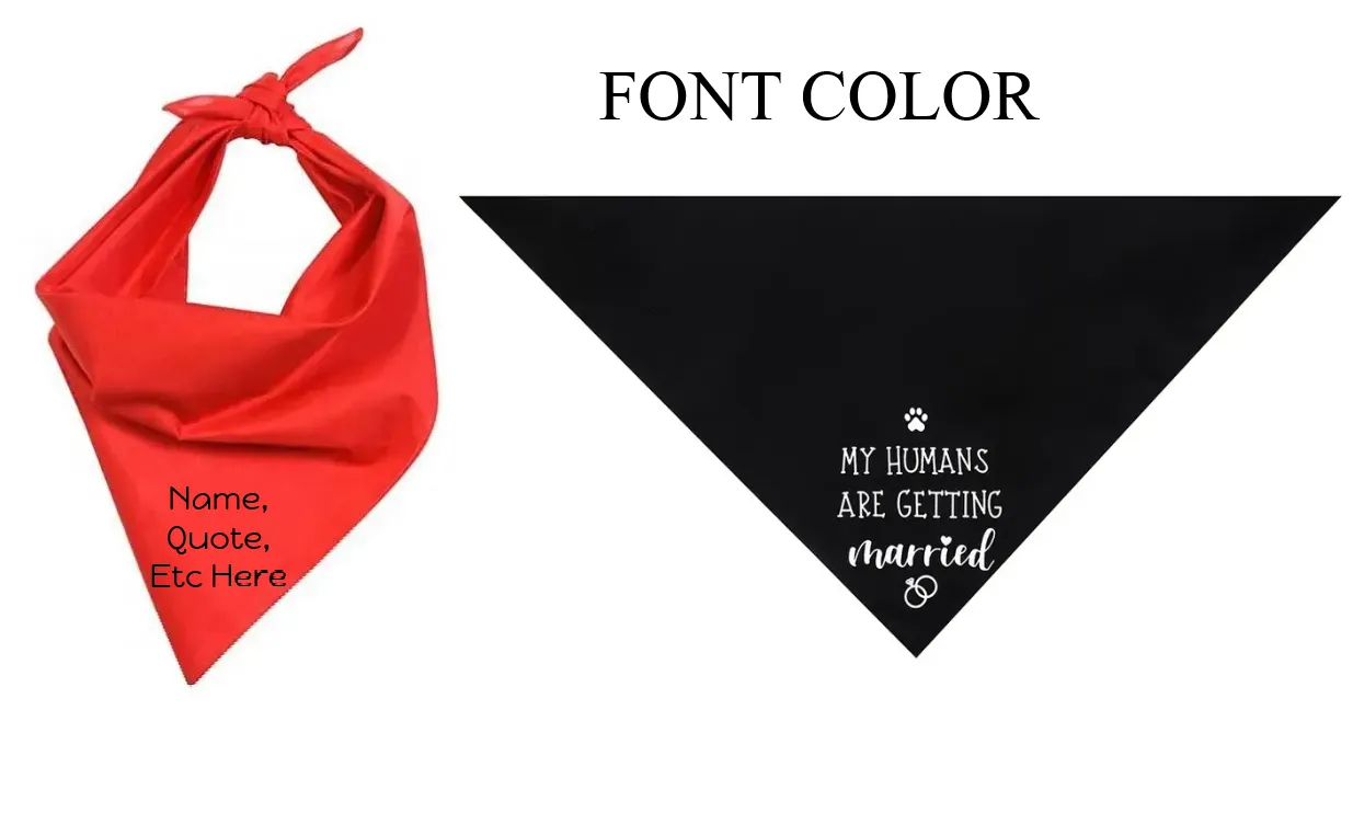 Custom Pet Bandanas