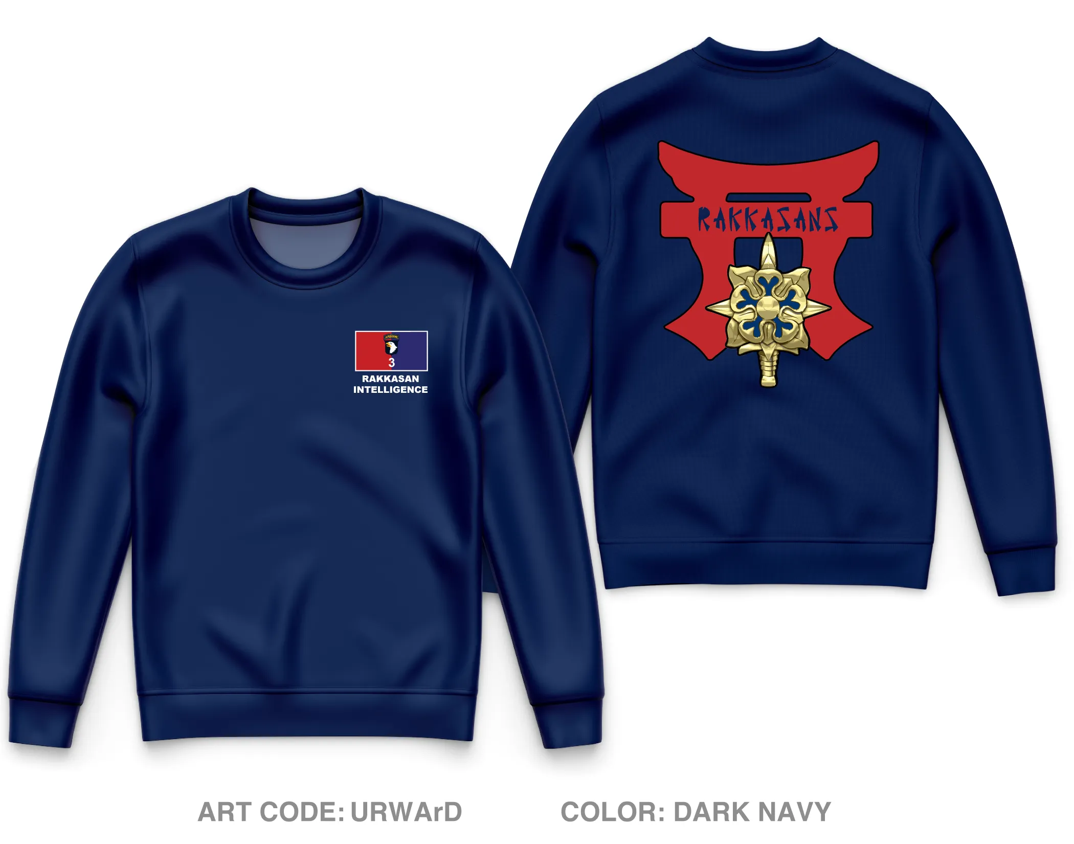 D Co, 21 BEB, 3BCT, 101 ABN DIV Core Men's Crewneck Performance Sweatshirt - URWArD
