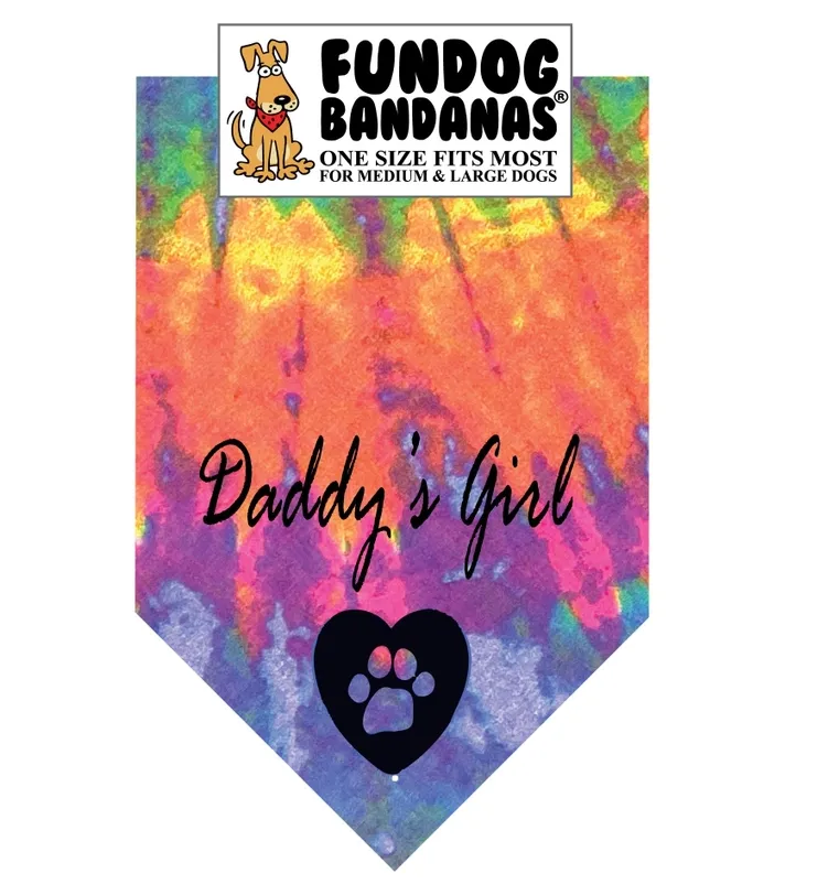 Daddy's Girl Bandana - FunDog Bandana's - Assorted Colors