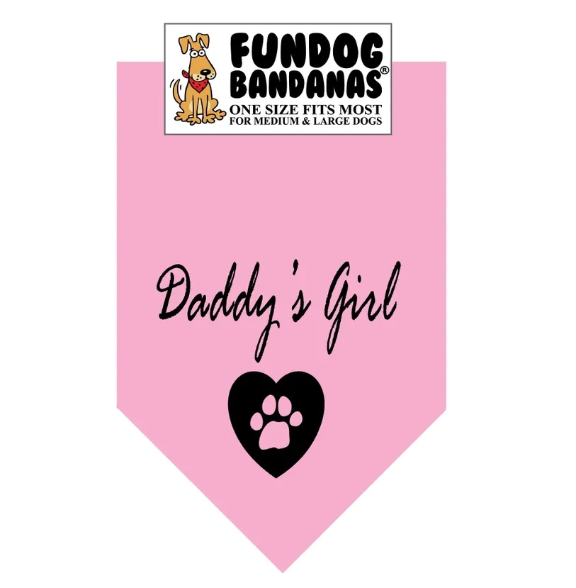Daddy's Girl Bandana - FunDog Bandana's - Assorted Colors