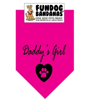 Daddy's Girl Bandana - FunDog Bandana's - Assorted Colors