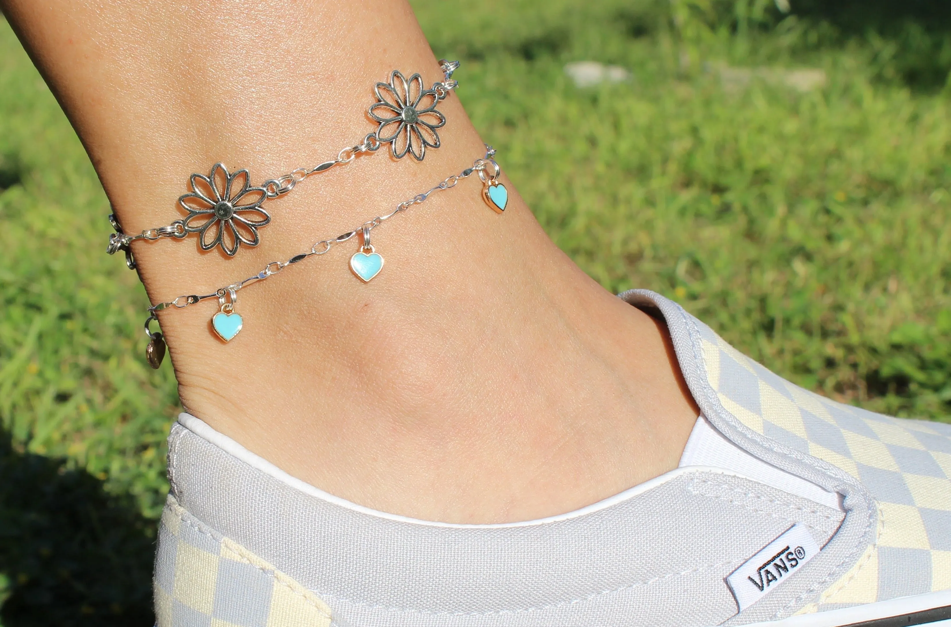 Daisy Connected Anklet