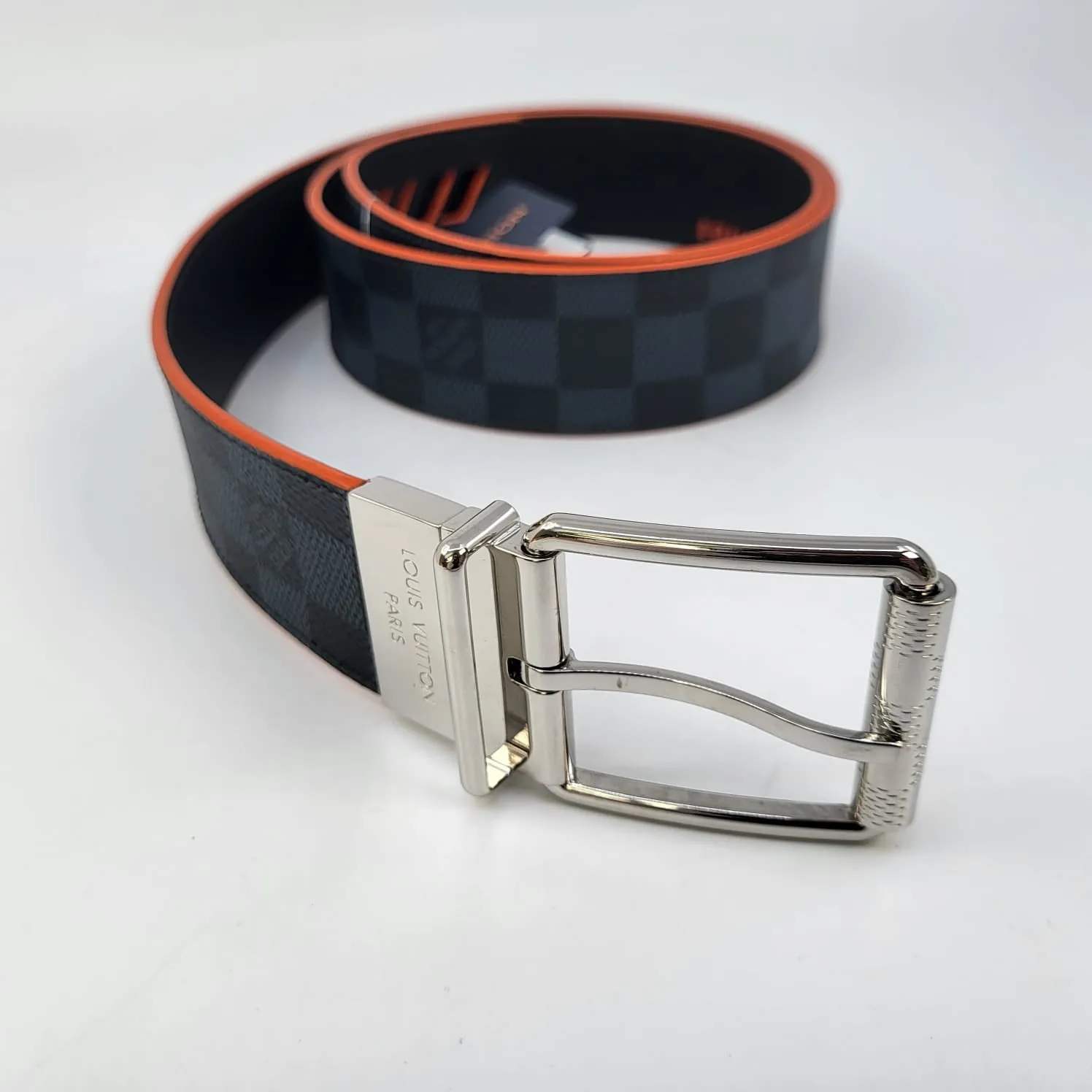 Damier Cobalt Race 40 MM Reversible Belt