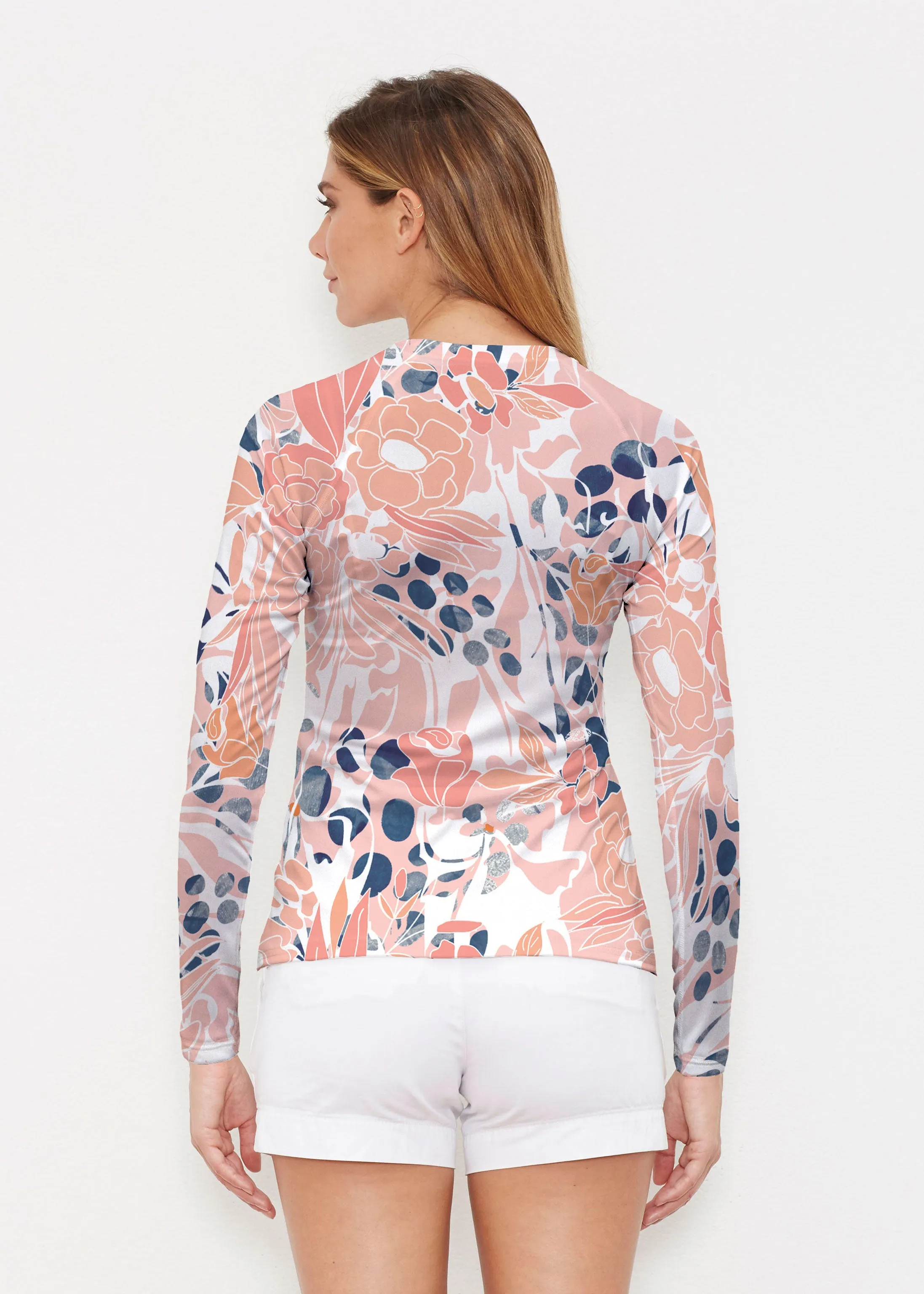 Daydream Florals (7805) ~ Long Sleeve Rash Guard