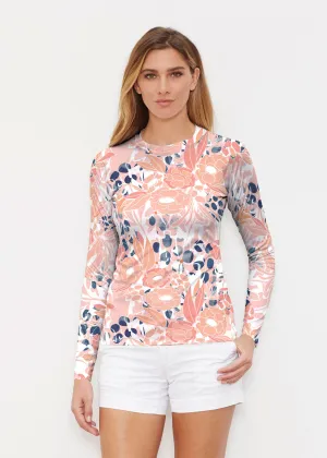 Daydream Florals (7805) ~ Long Sleeve Rash Guard