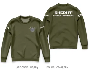 DCSO Crime Suppression Unit Store 1 Core Men's Crewneck Performance Sweatshirt - AEpNdy