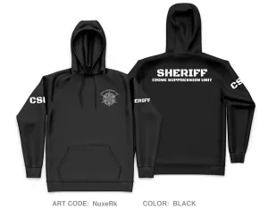 DCSO Crime Suppression Unit Store 1 Core Men's Hooded Performance Sweatshirt - NuxeRk