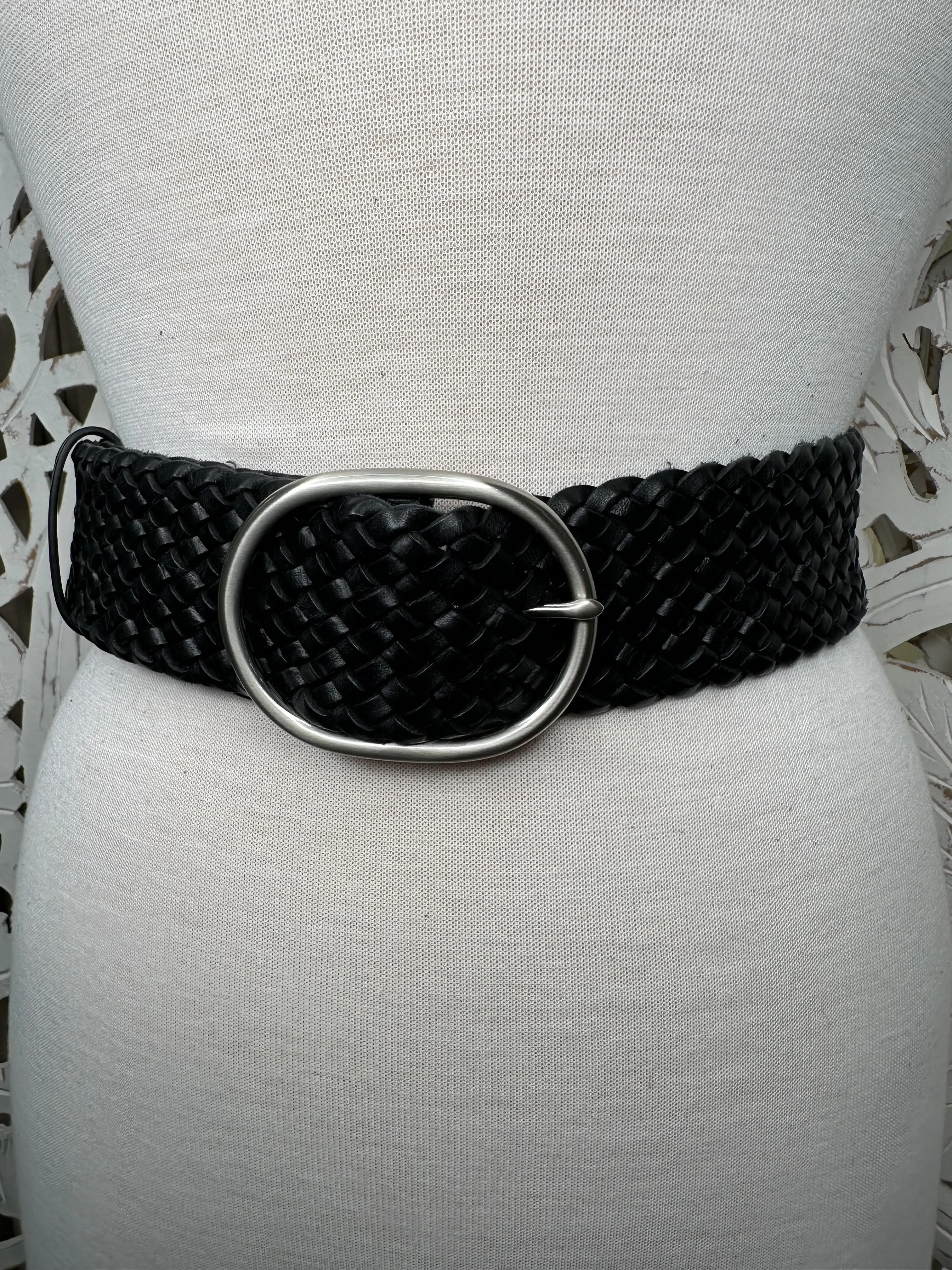 DD - Braided Belt, 5cm  | Black
