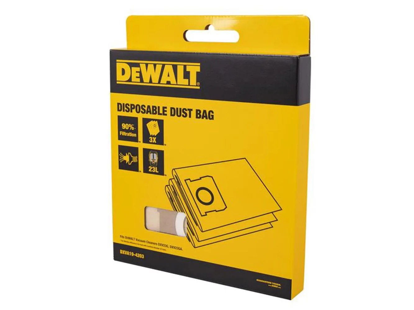 Dewalt Vacuum Dxva19-4203 Dust Bag (3 Pack)