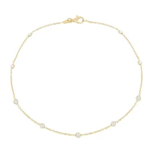 Diamond By The Yard Anklet