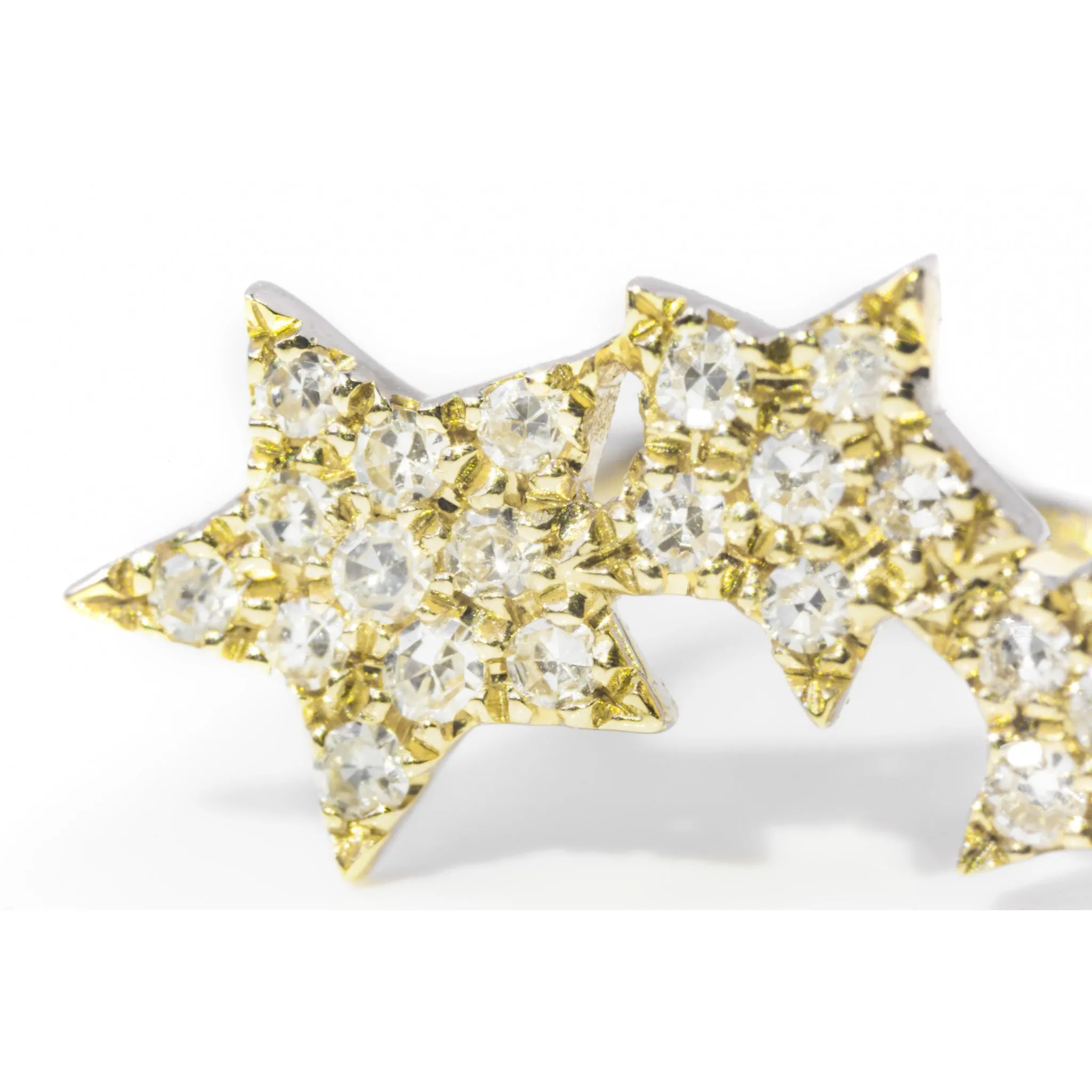 Diamond Stars Ear Cuffs