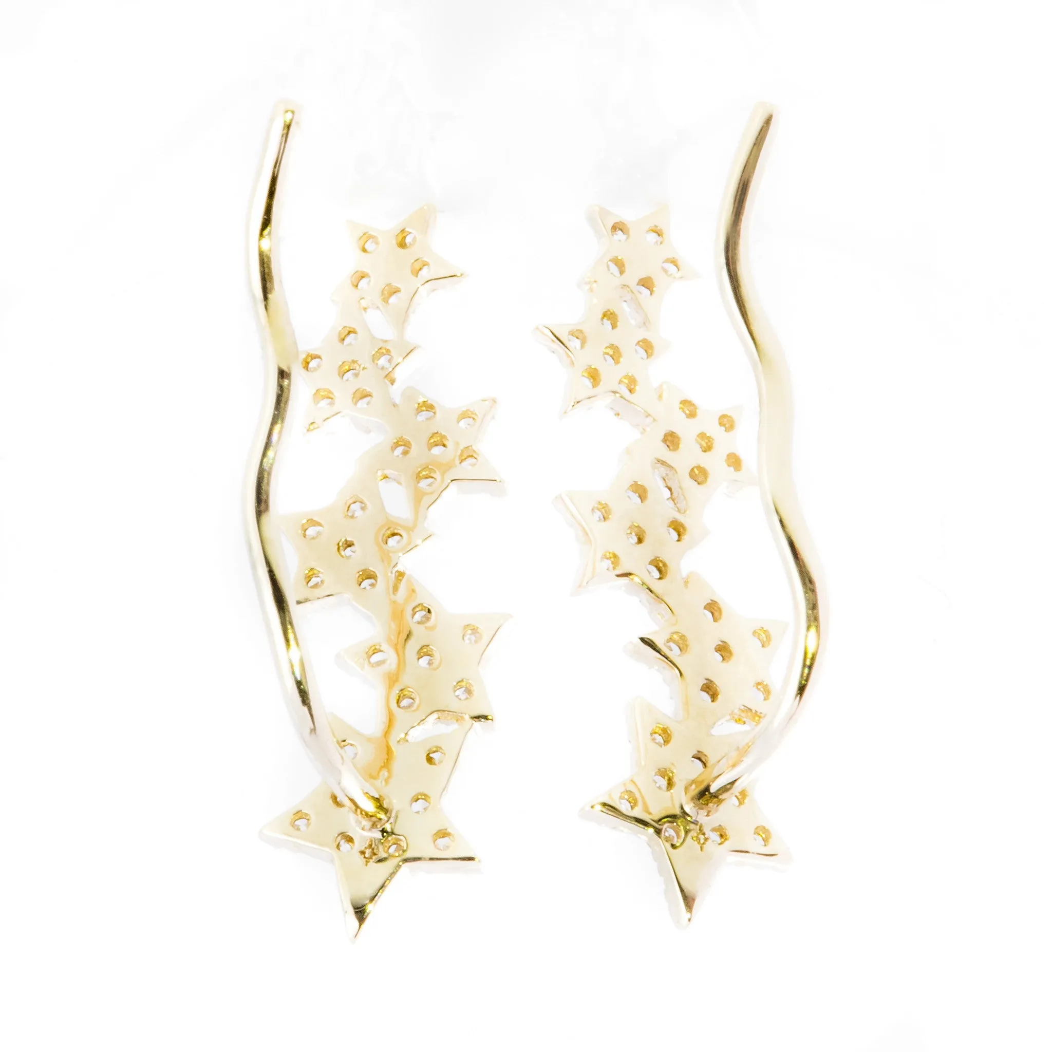 Diamond Stars Ear Cuffs