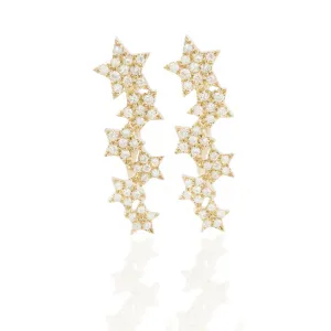 Diamond Stars Ear Cuffs