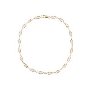 Diana Chain Anklet - 14K Gold Filled