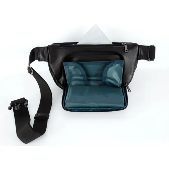 DIAPER BAG FANNY PACK - BLACK