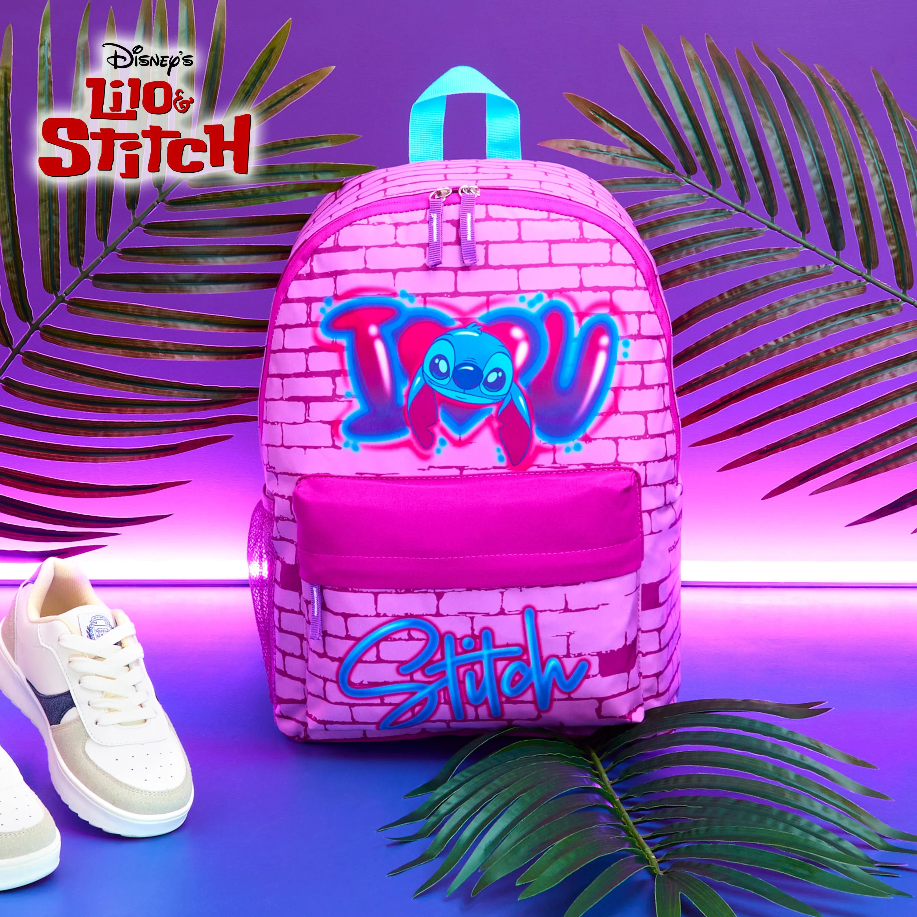 Disney Backpack for Girls, Stitch School Bags for Girls
