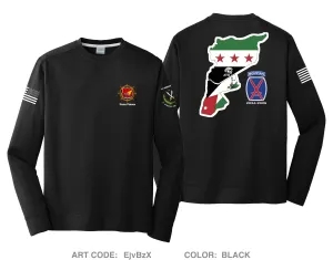 Distro platoon, 1-32 IN BN, 10 MTN DIV Core Men's Crewneck Performance Sweatshirt - EjvBzX