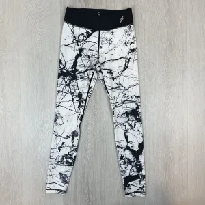 Do You Even Womens White Marble Activewear Leggings Size XS