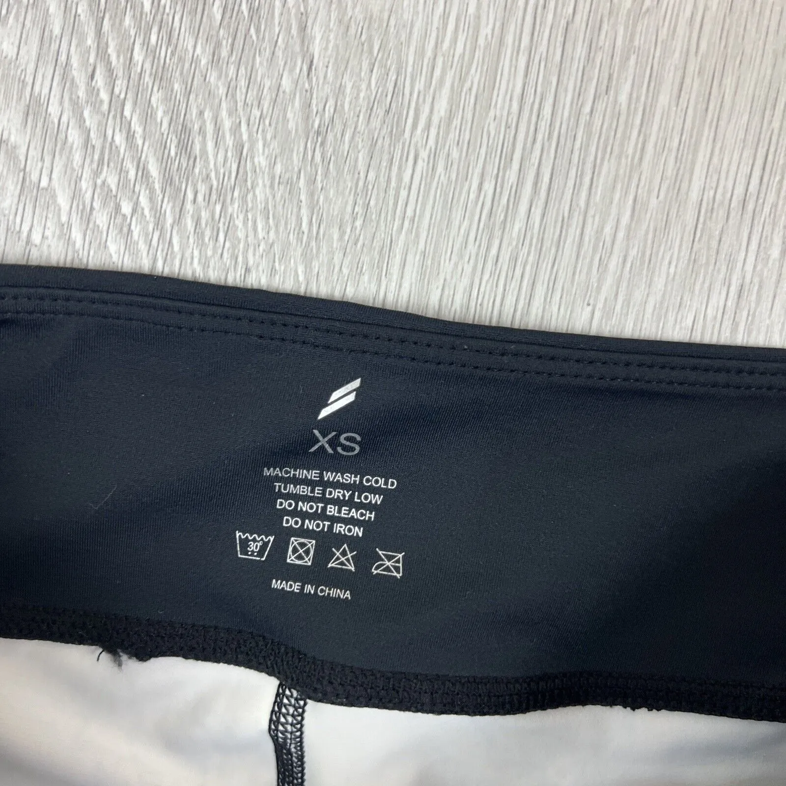 Do You Even Womens White Marble Activewear Leggings Size XS