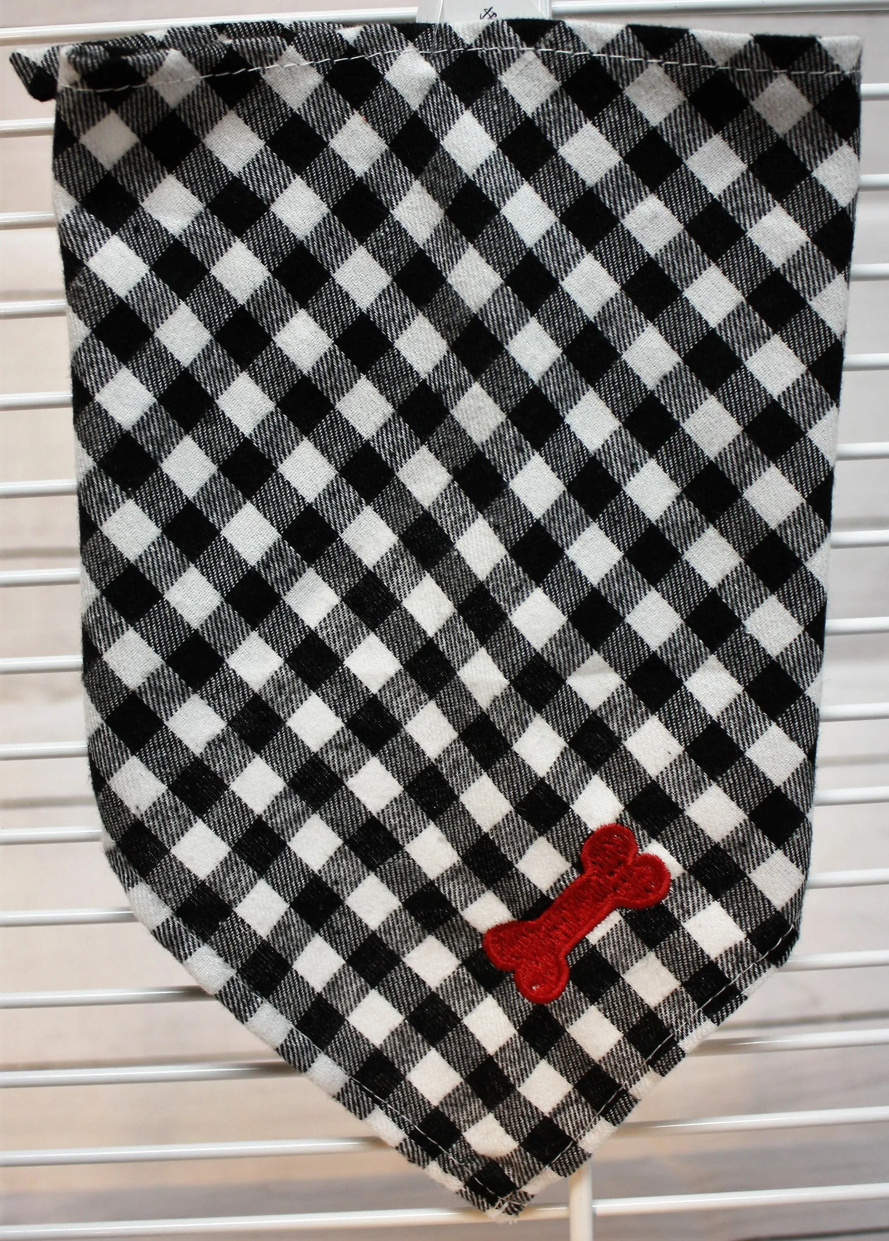 Dog Bone Filled Tie Bandana
