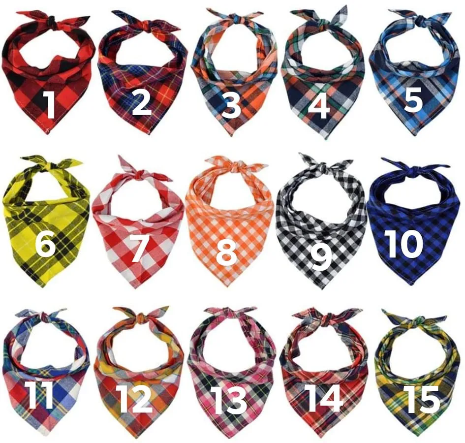 Dog Bone Filled Tie Bandana