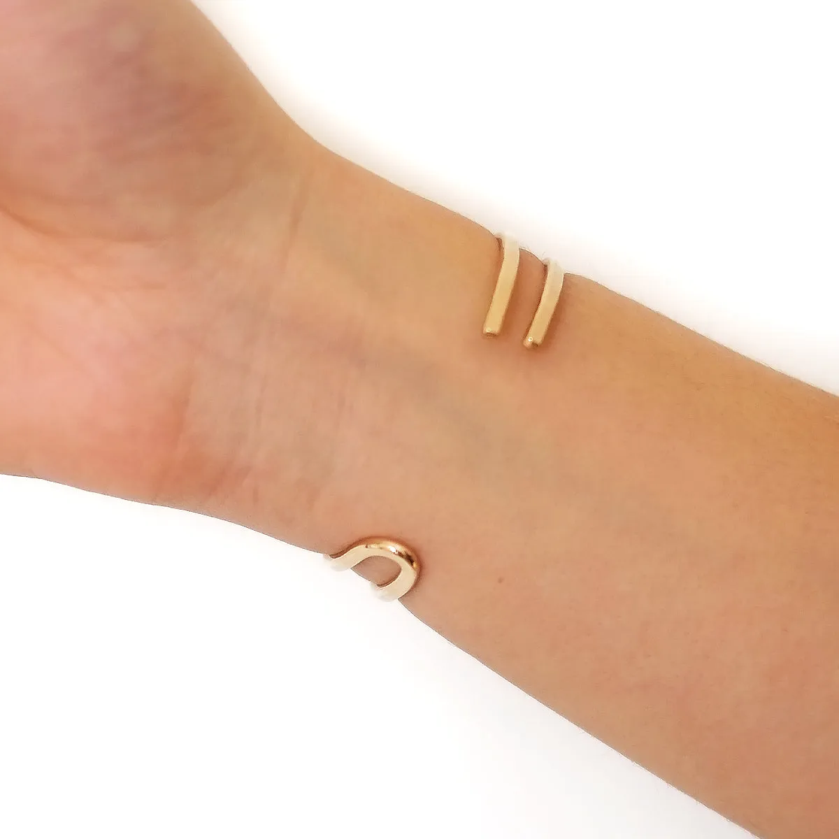 Double Polished Cuff Bracelet