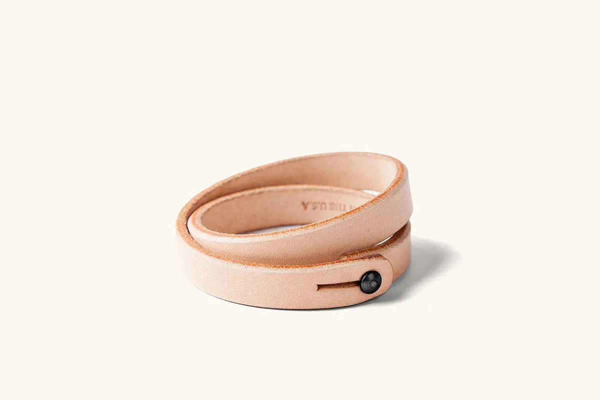 Double Wrap Wristband - Natural