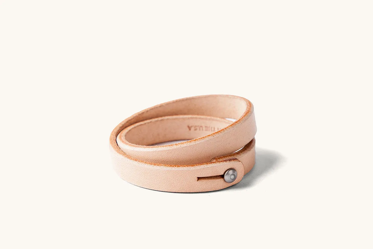 Double Wrap Wristband - Natural