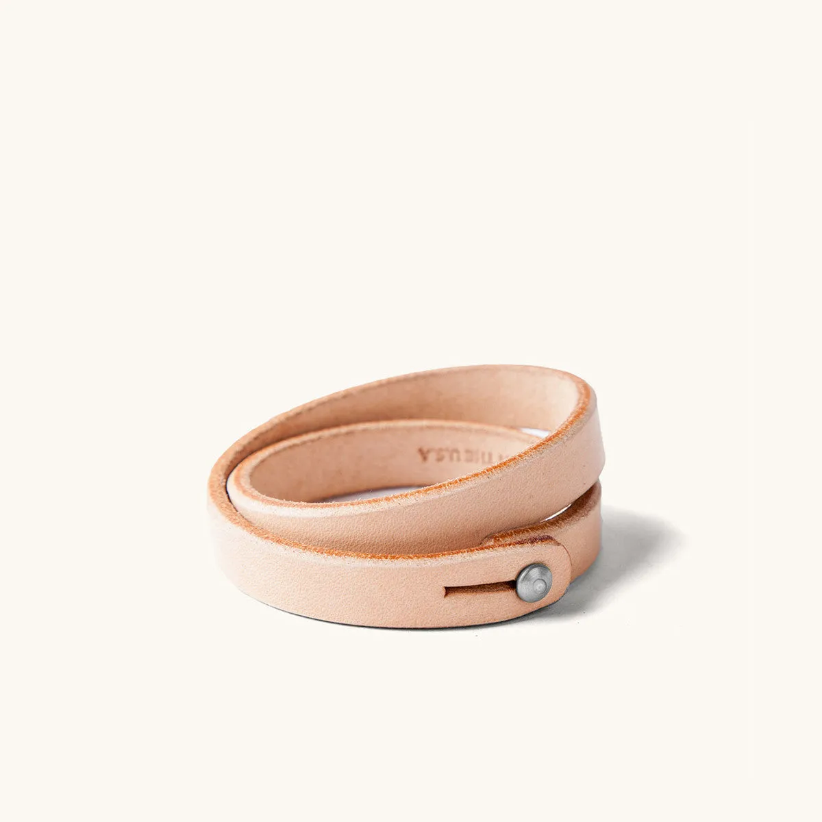 Double Wrap Wristband - Natural