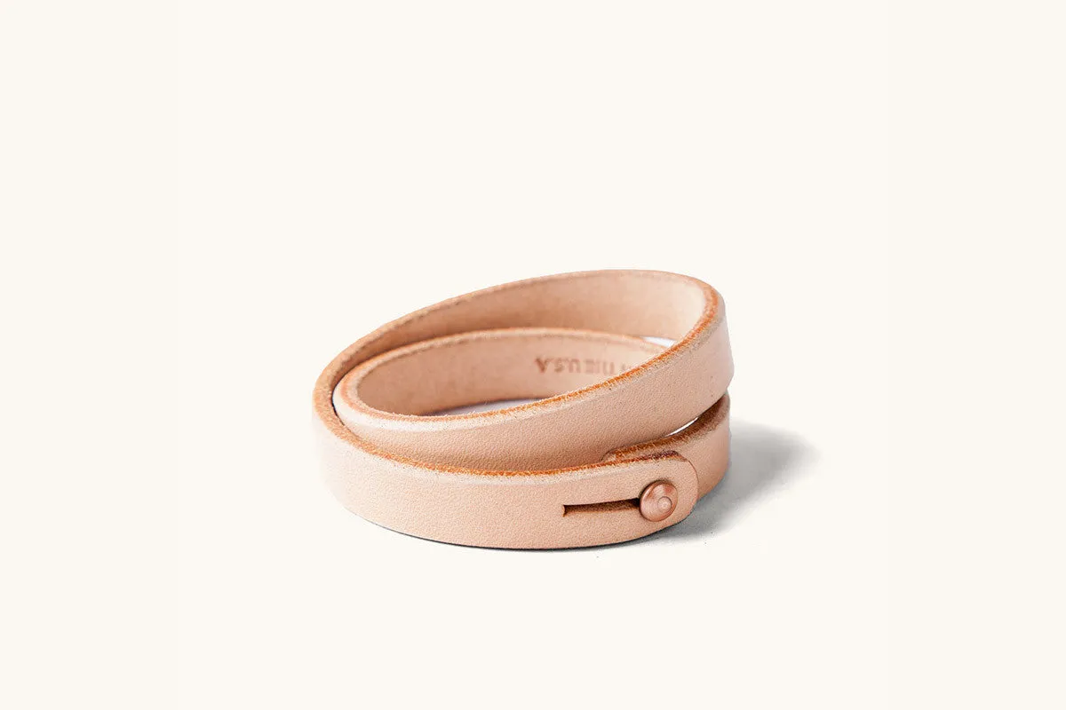 Double Wrap Wristband - Natural