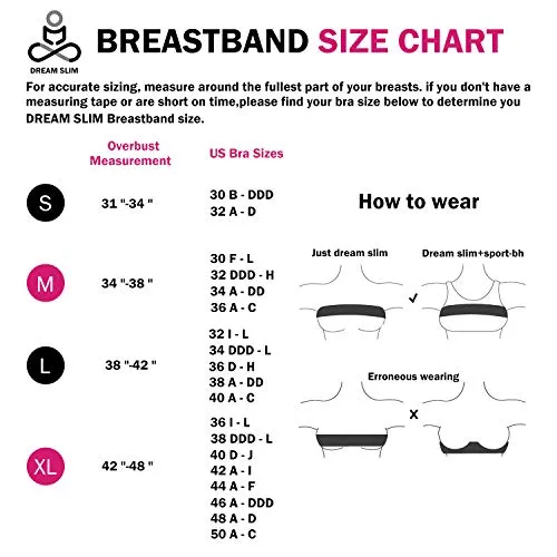 DREAM SLIM Activewear Breast Support Band No-Bounce Extra Sports Bras for Women Adjustable Sports Bra Strap (Blue, S)