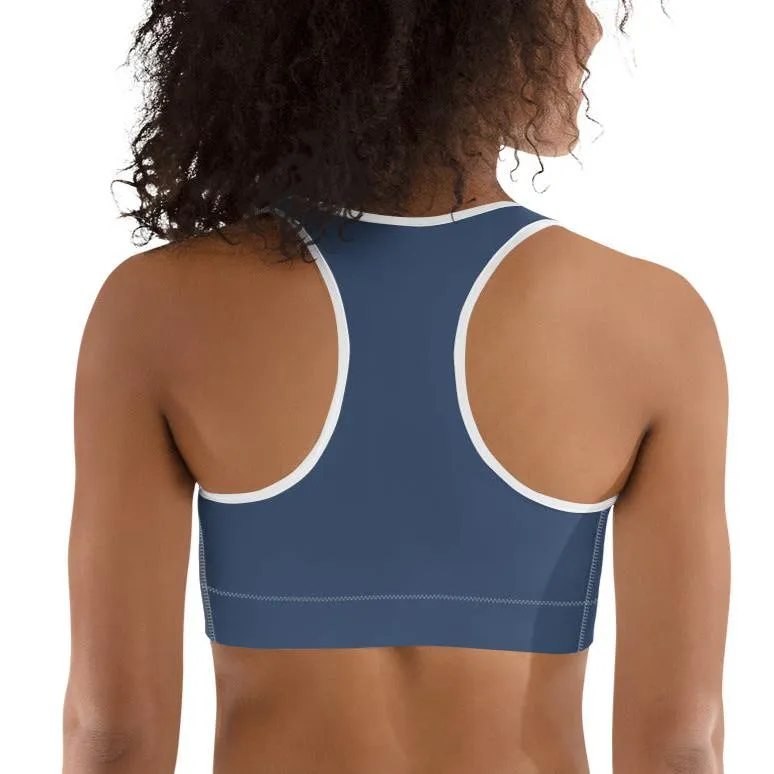 Drop Leaves Sports Bra
