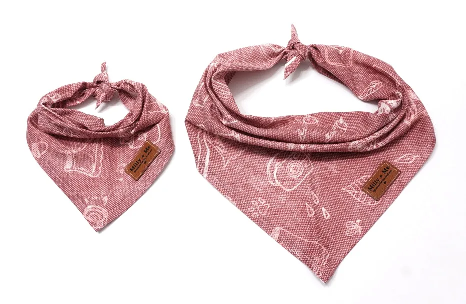 Dusty Rose Camping - Pet Bandana