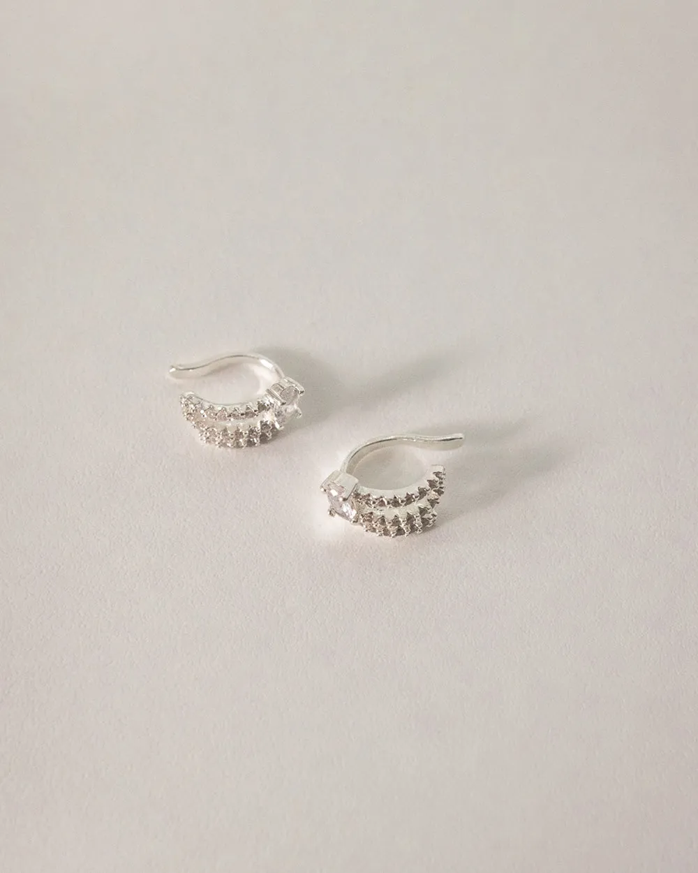 DYNASTY Ear Cuffs in Silver